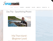 Tablet Screenshot of phuket-spearfishing.com